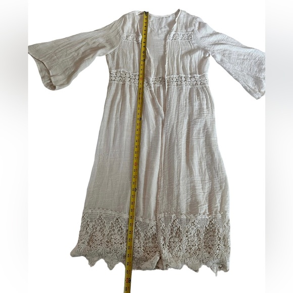 Women’s Swim Crocheted Open Front Cover Up Size S/M - Picture 10 of 17